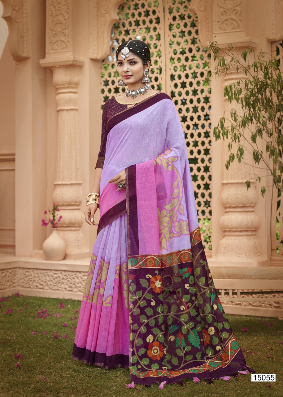 triveni saree kanyashi cotton catchy look saree catalog