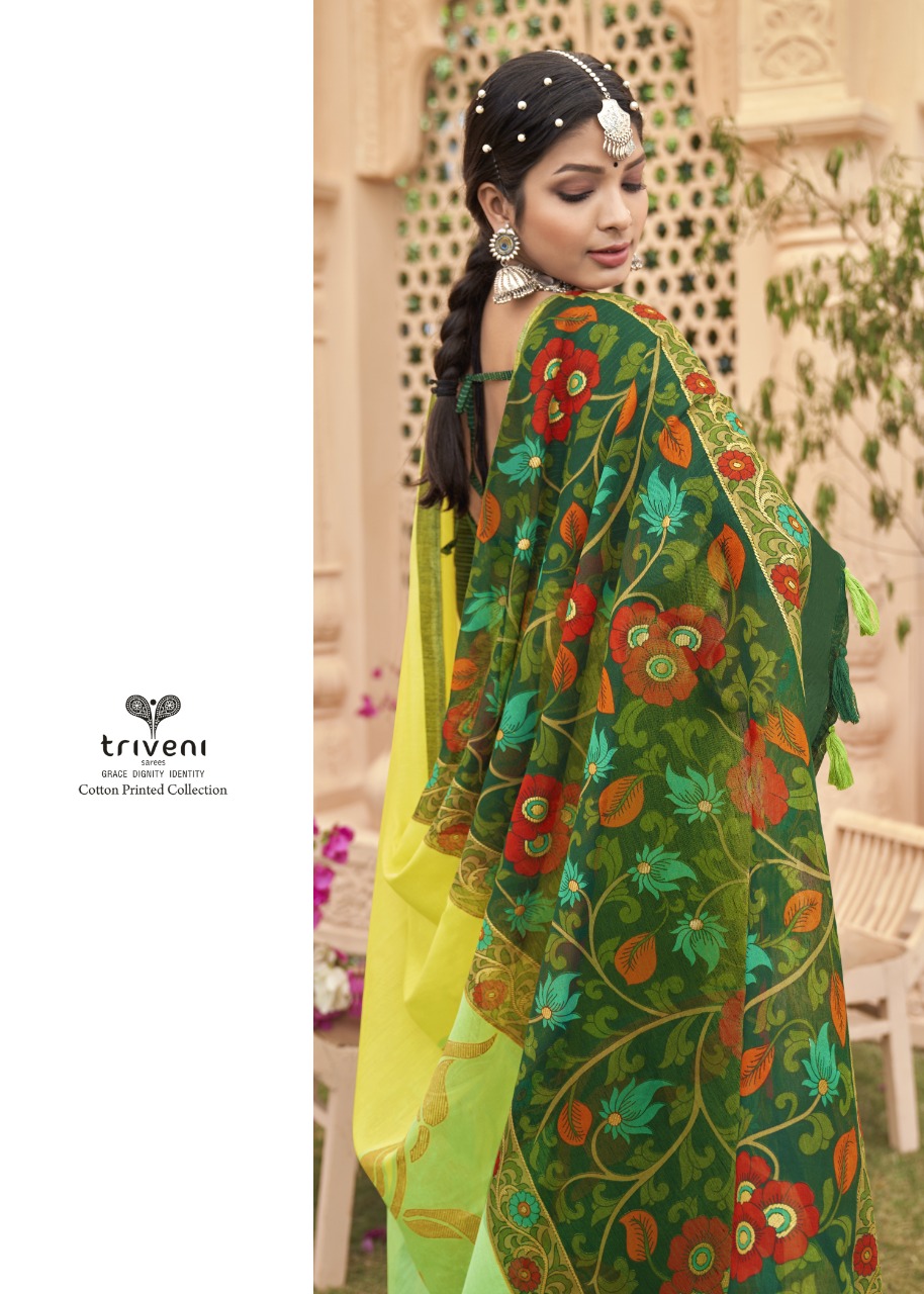 triveni saree kanyashi cotton catchy look saree catalog