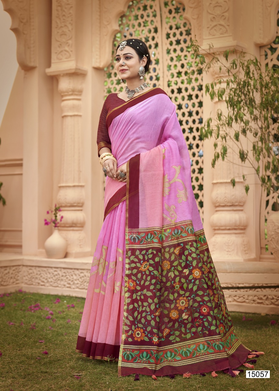 triveni saree kanyashi cotton catchy look saree catalog