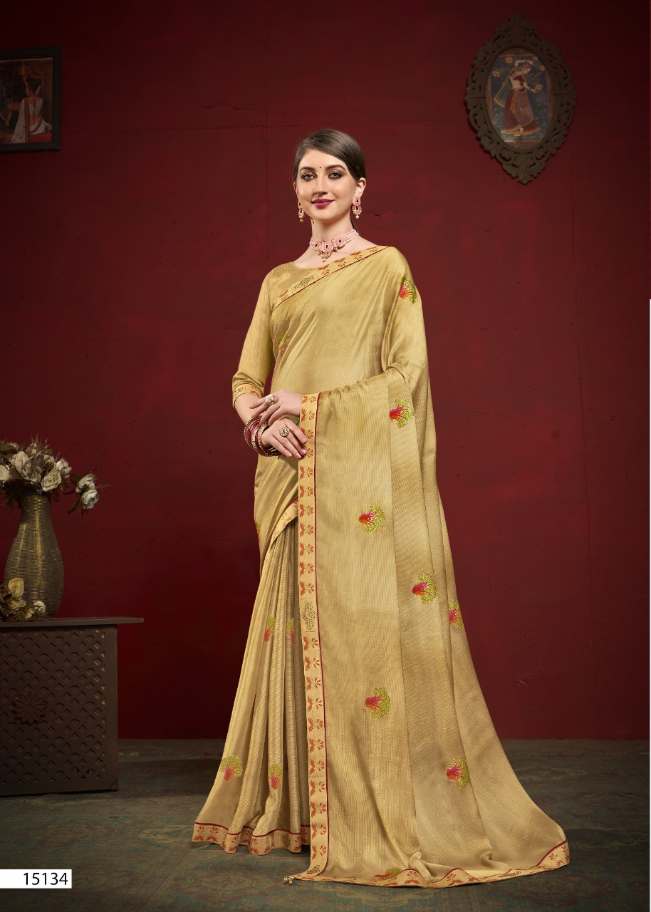 vallabhi print bliss moss chiffon new and modern style saree catalog