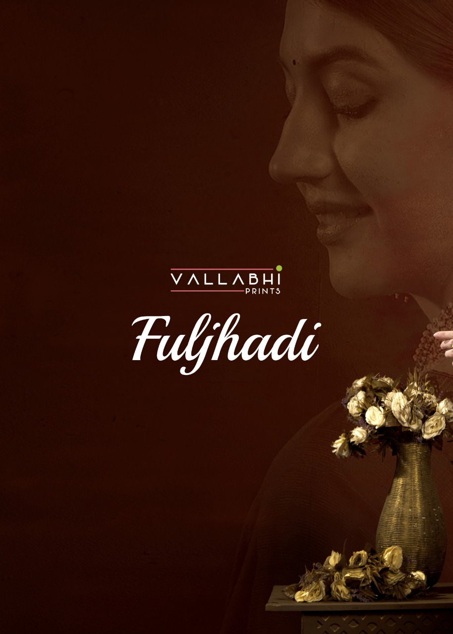 vallabhi print fuljhadi chiffon elegant saree catalog