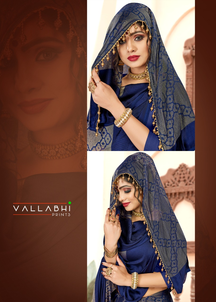 vallabhi print sadabahara vol 2 Brasso Print exclusive look saree catalog