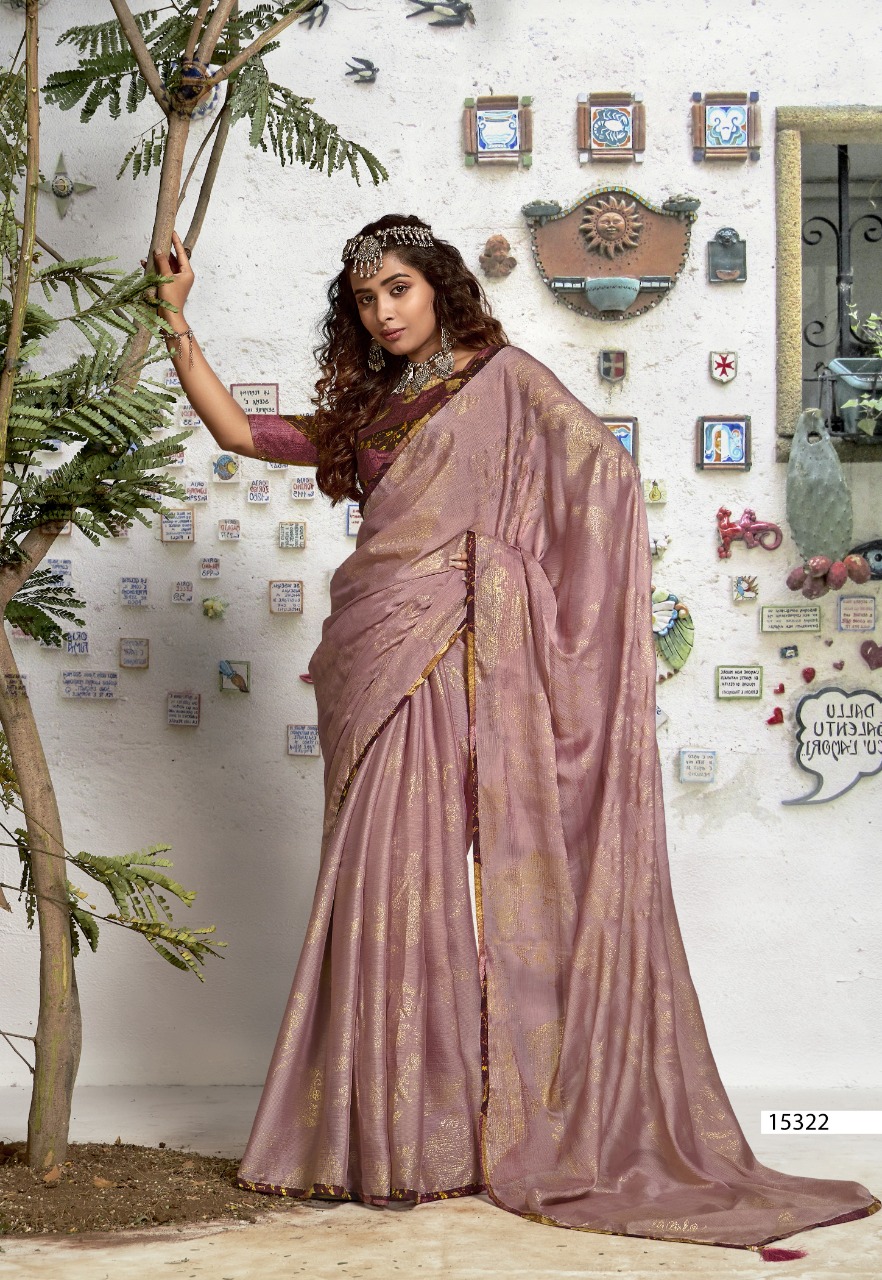 vallabhi print shanaya chinnon chiffon astonishing print saree catalog