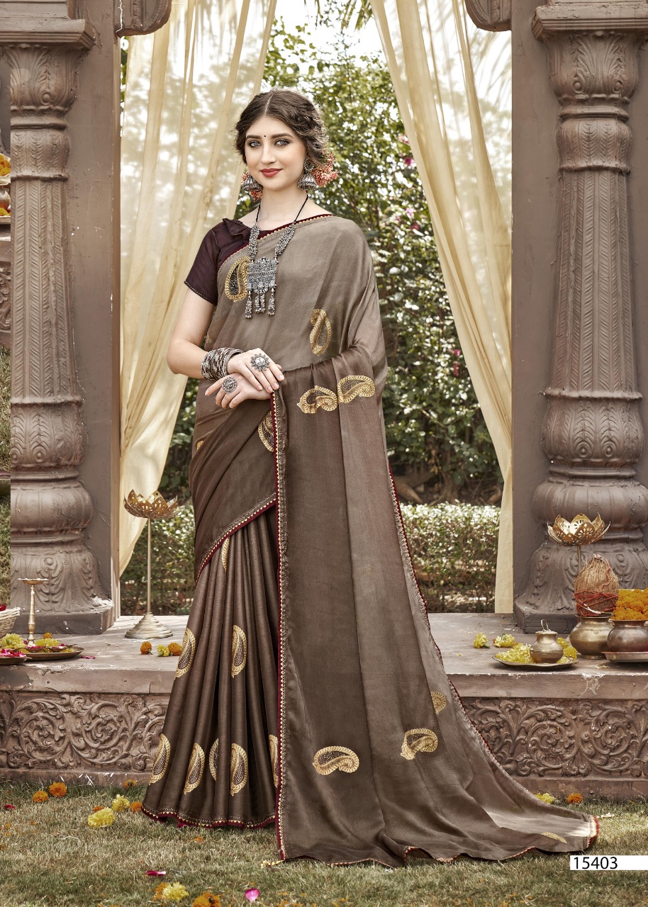 vallabhi print shobhita chiffon attractive look saree catalog