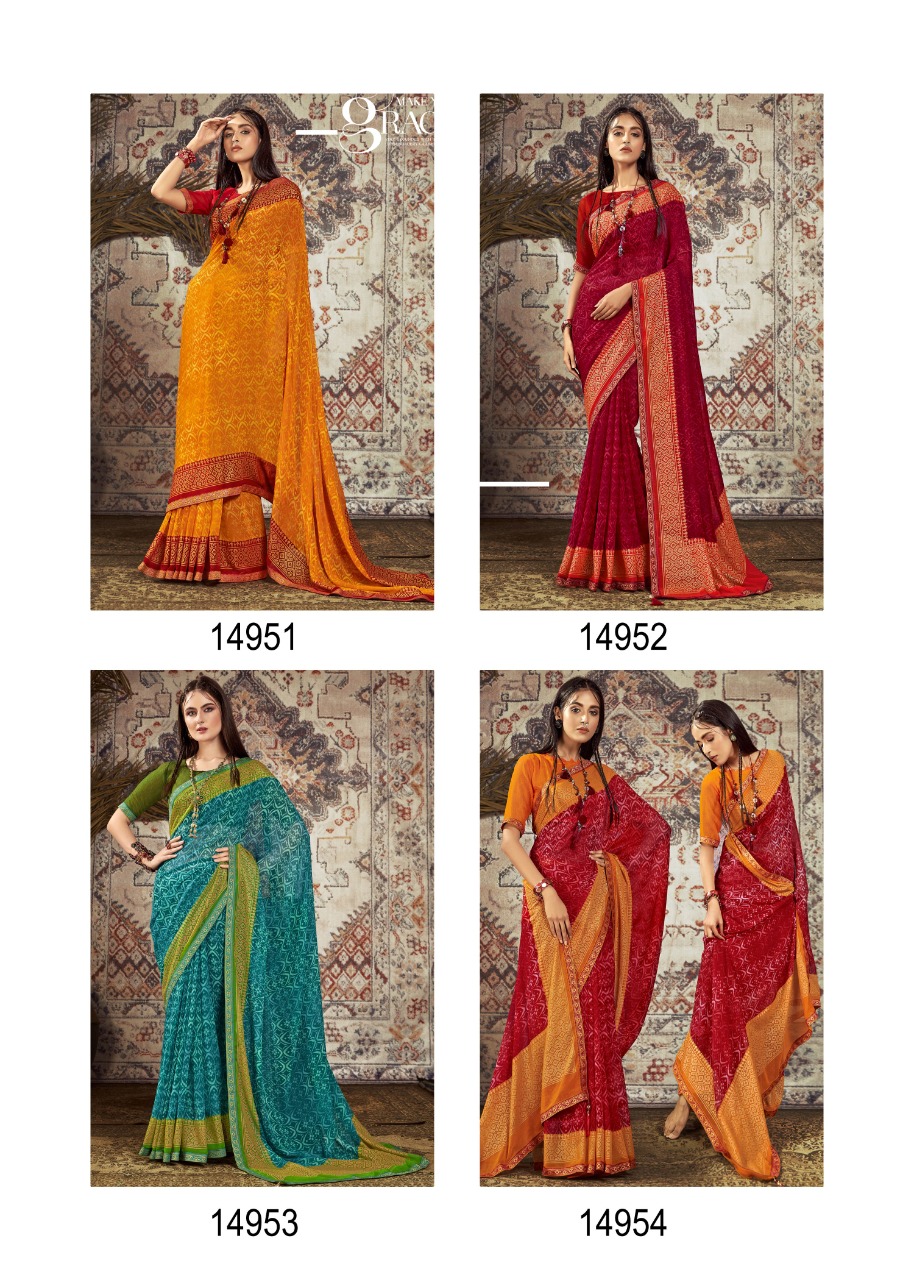 vallabhi print srivalli georgette exclusive print saree catalog