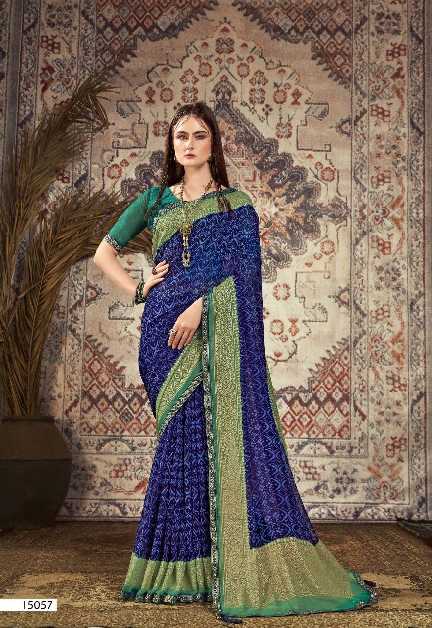 vallabhi print srivalli georgette exclusive print saree catalog