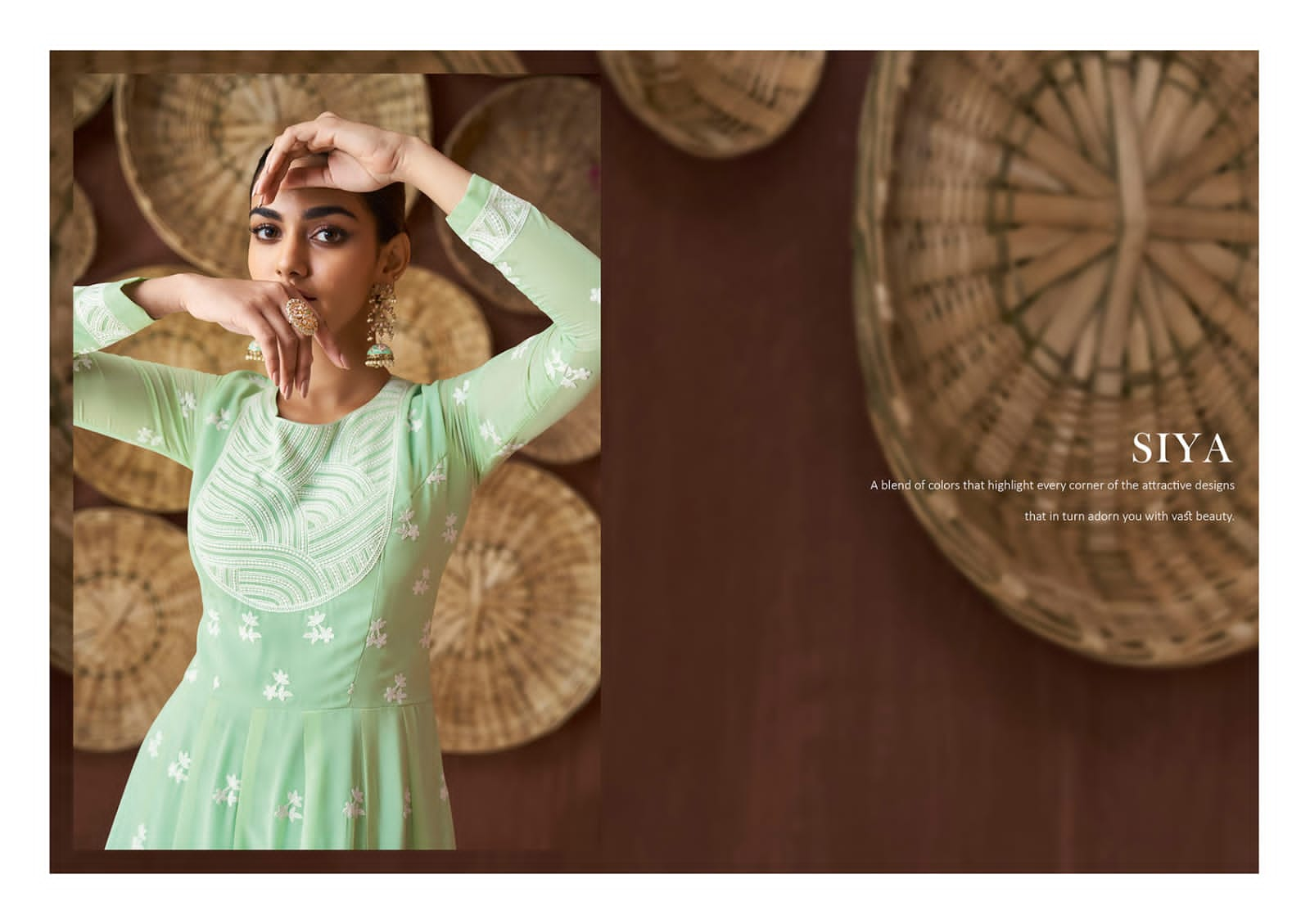 vamika nx siya georgette graceful look gown catalog