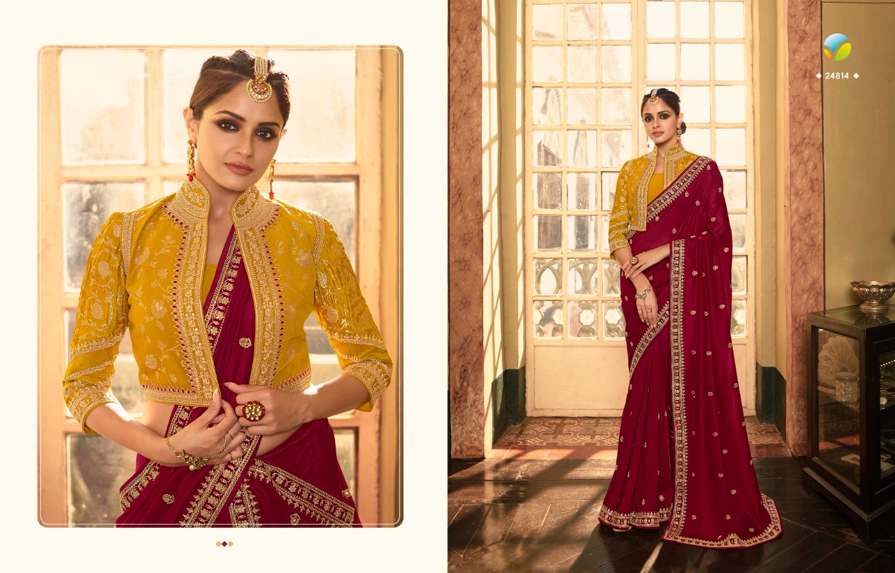 vinay fashion sheesha hotstar 6 silk gorgeous look saree catalog