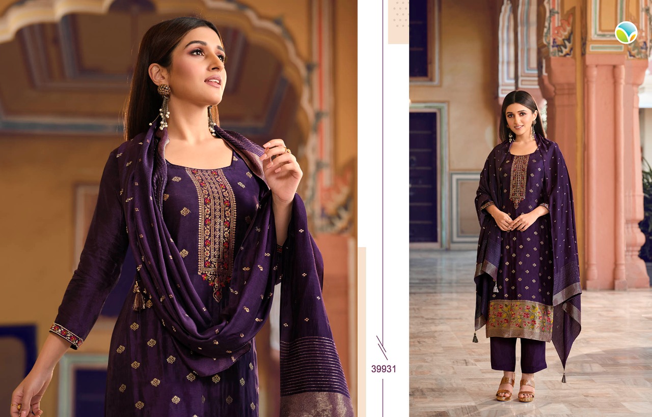 vinay fashion tumbaa noor viscose festive look top bottom with dupatta catalog