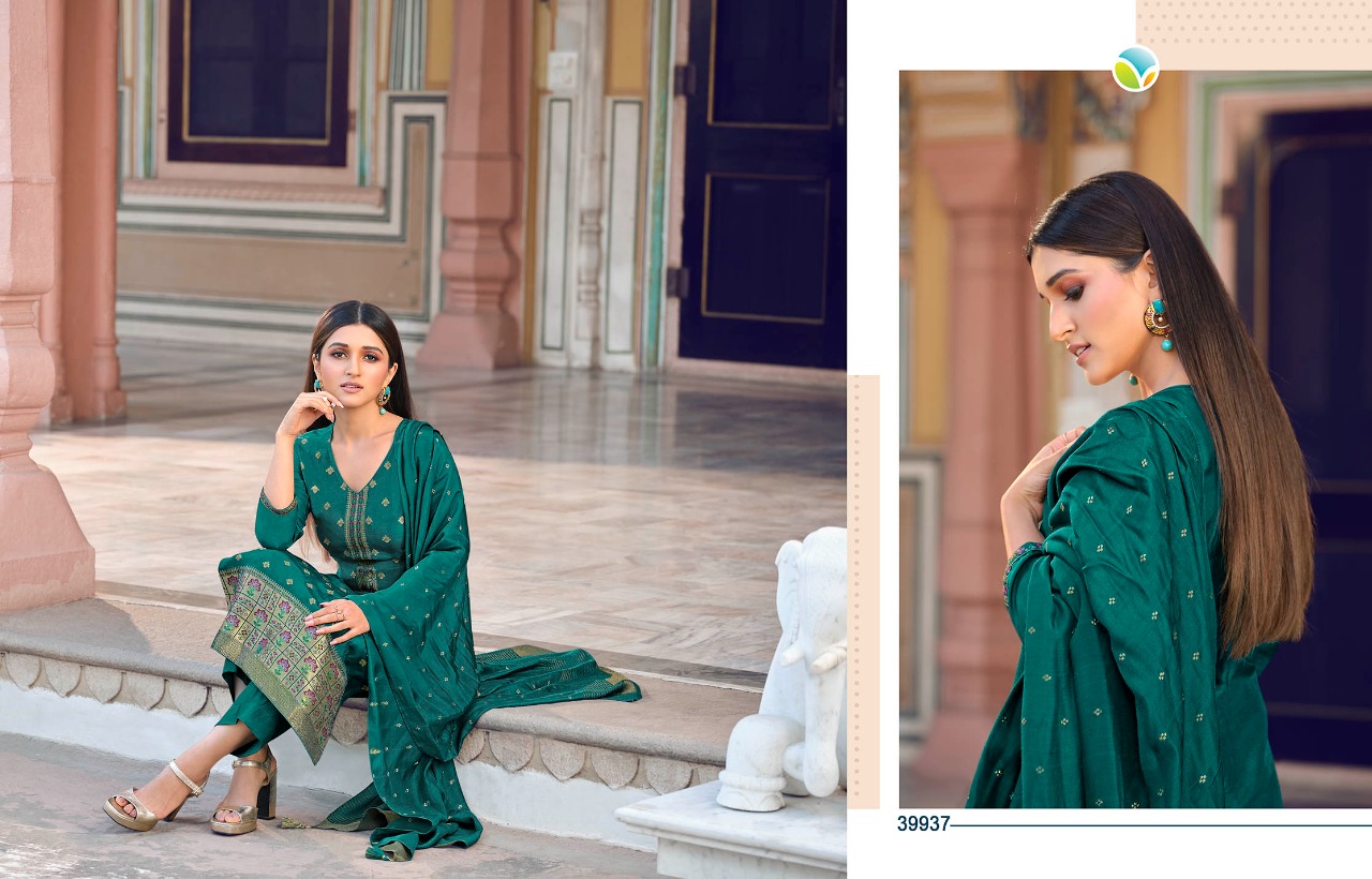 vinay fashion tumbaa noor viscose festive look top bottom with dupatta catalog