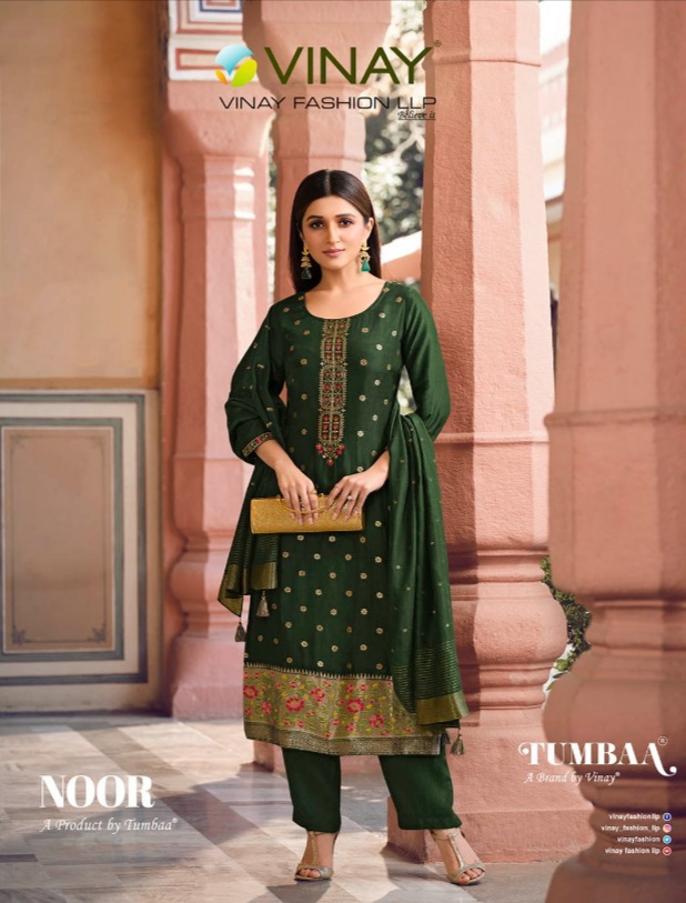 vinay fashion tumbaa noor viscose festive look top bottom with dupatta catalog