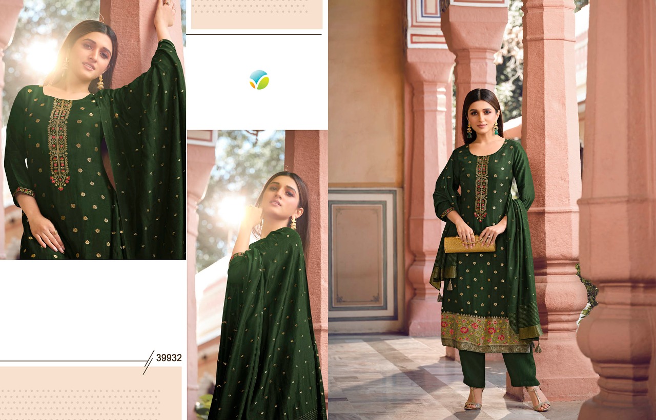 vinay fashion tumbaa noor viscose festive look top bottom with dupatta catalog