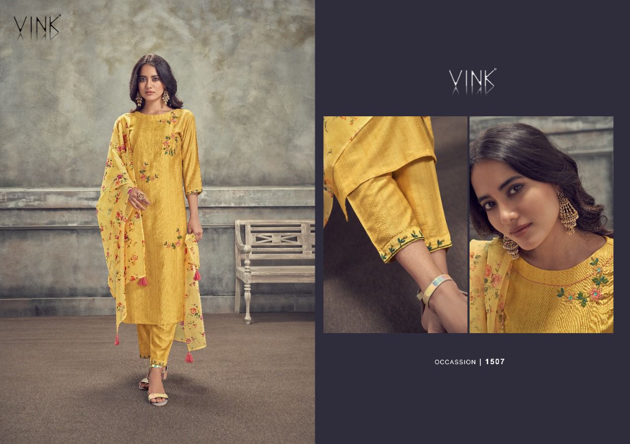 vink occasions 3 viscose new and modern style top bottom with dupatta catalog