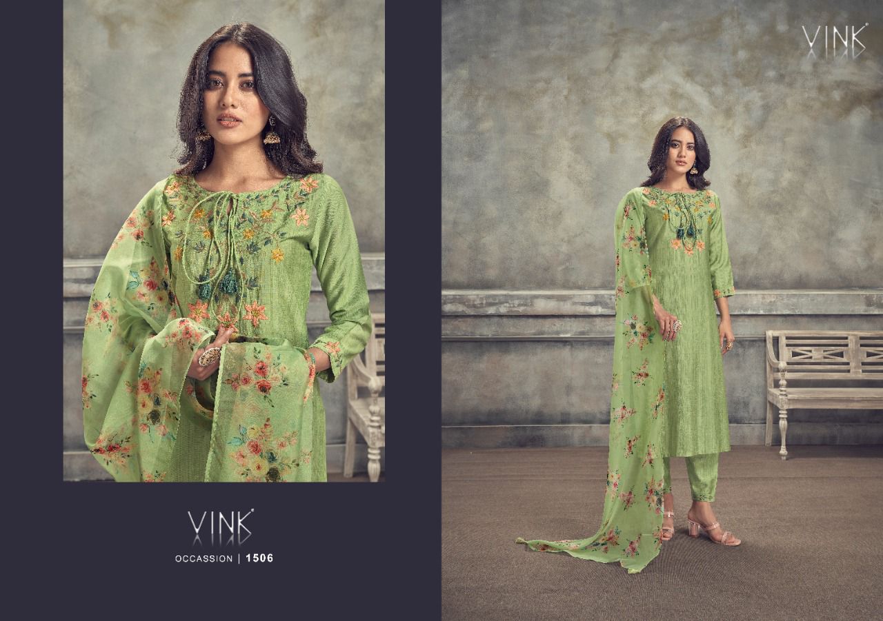 vink occasions 3 viscose new and modern style top bottom with dupatta catalog