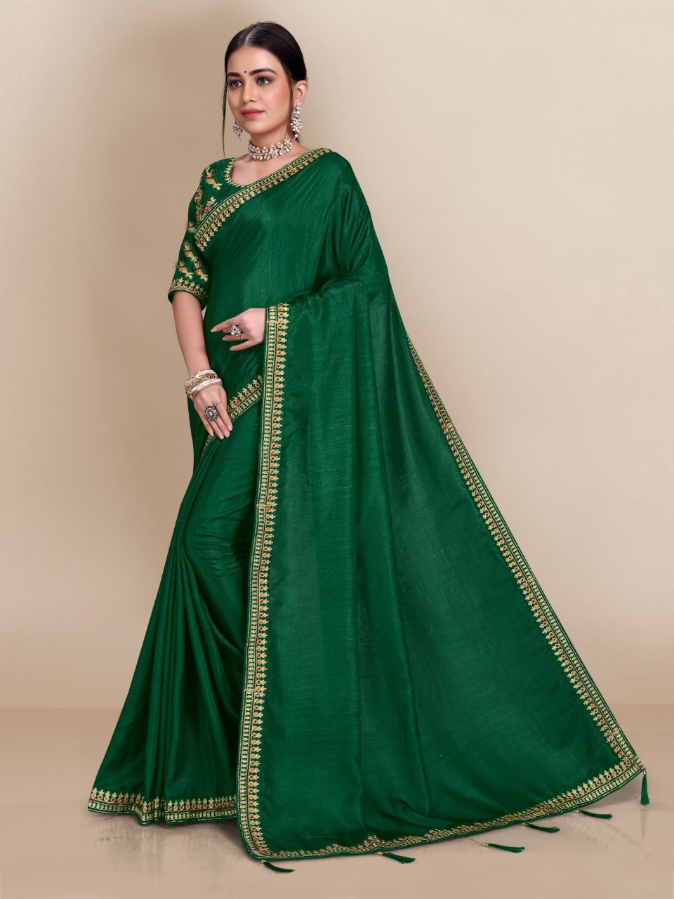 vivera international Antra 3 Sarees vichitra silk regal look saree catalog