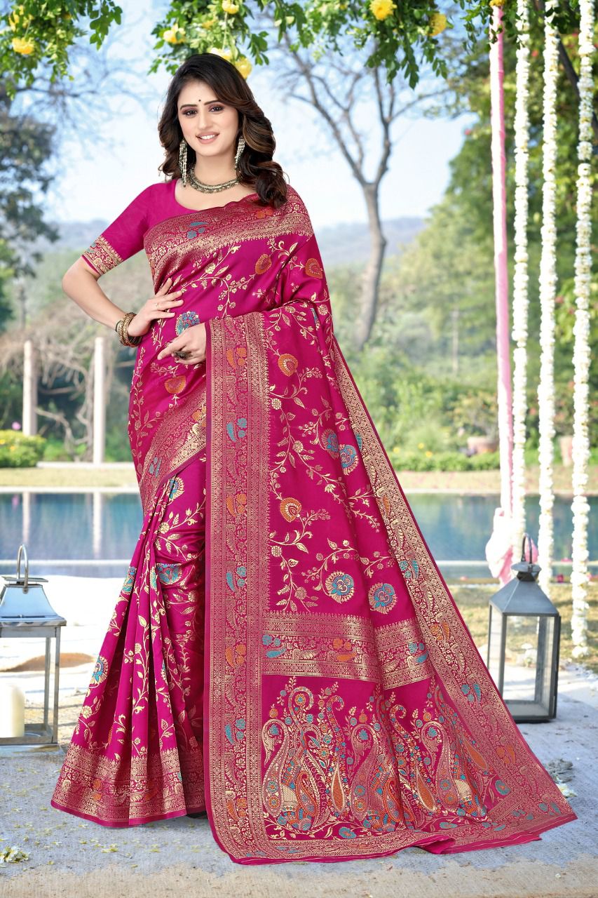 vivera international Mitra3 Sarees Banarasi Silk regal look saree catalog