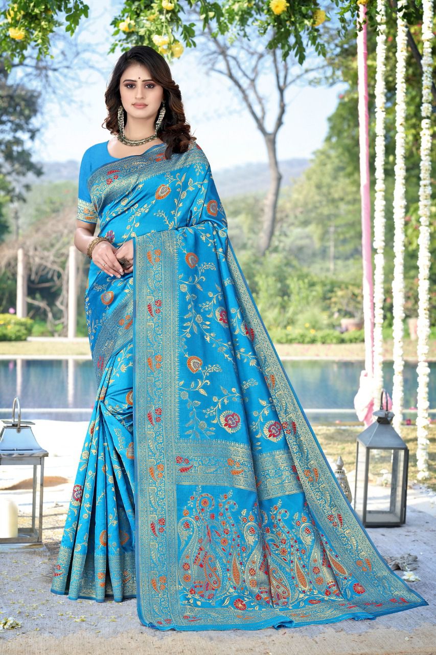 vivera international Mitra3 Sarees Banarasi Silk regal look saree catalog