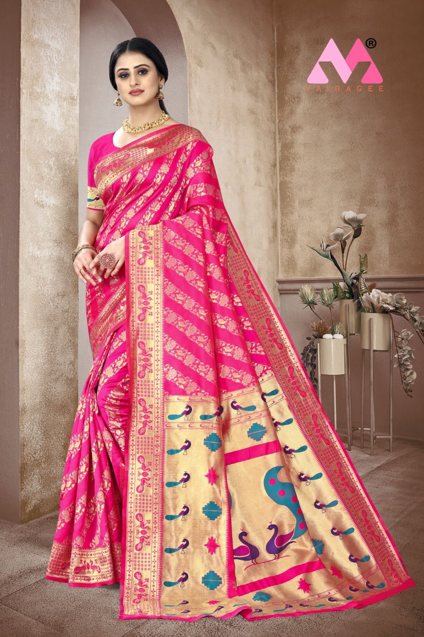 vivera international Netra3 Sarees Banarasi Silk innovative look saree catalog