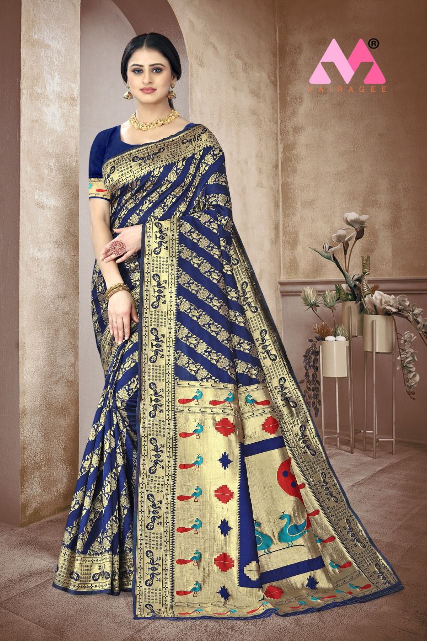 vivera international Netra3 Sarees Banarasi Silk innovative look saree catalog