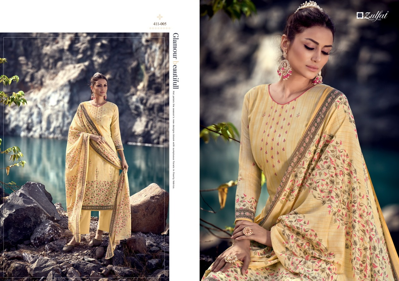 zulfat designer suit Atrangi lawn cotton astonishing look salwar suit catalog