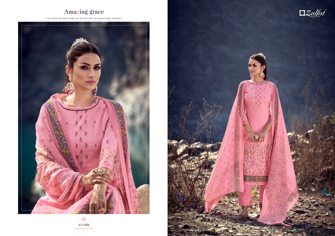 zulfat designer suit Atrangi lawn cotton astonishing look salwar suit catalog