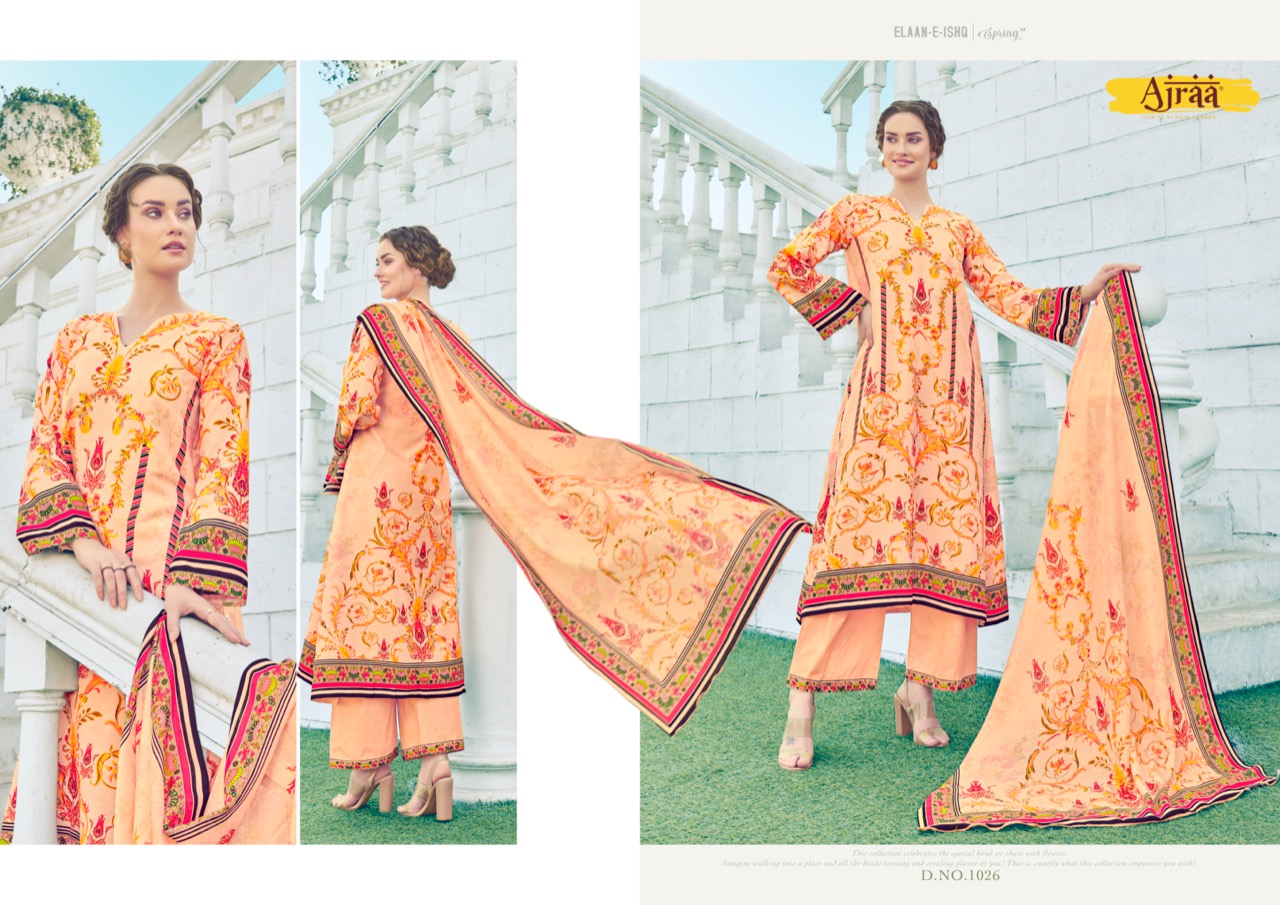 ajraa gul ahmed cotton exclusive print salwar suit catalog