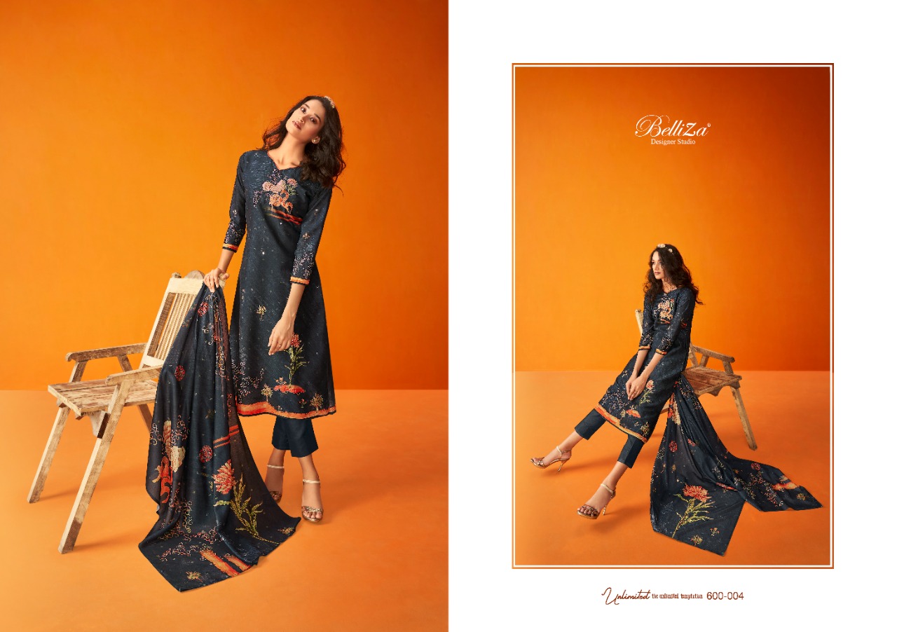 belliza designer studio nature muslin exclusive print salwar suit catalog