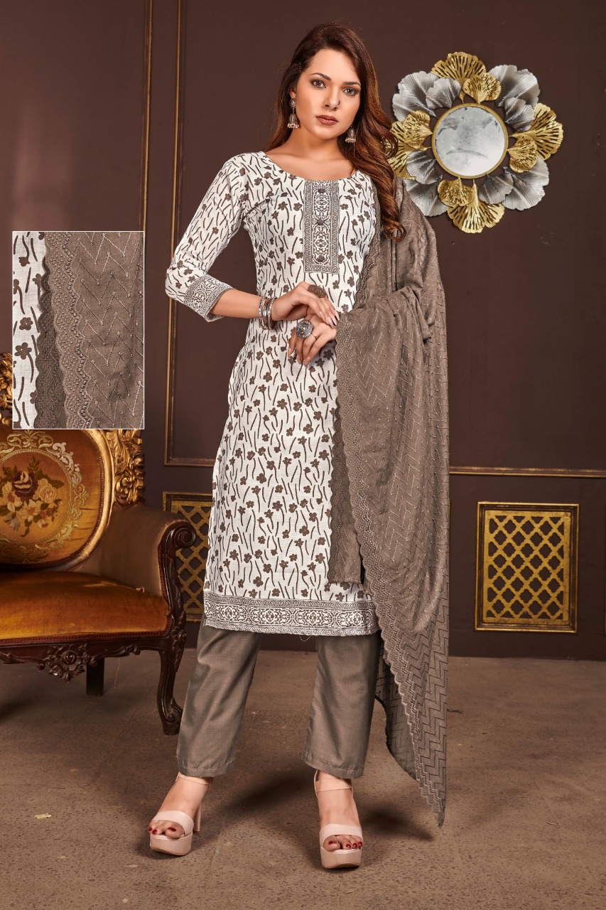 bipson nazakat 1022 cotton attractive salwar suit catalog