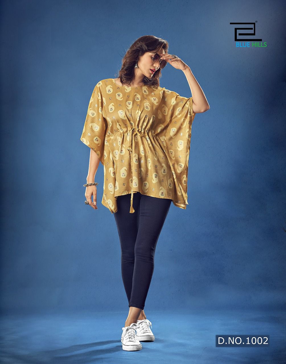 blue hiils kaftan vol 1 rayon elegnt top catalog