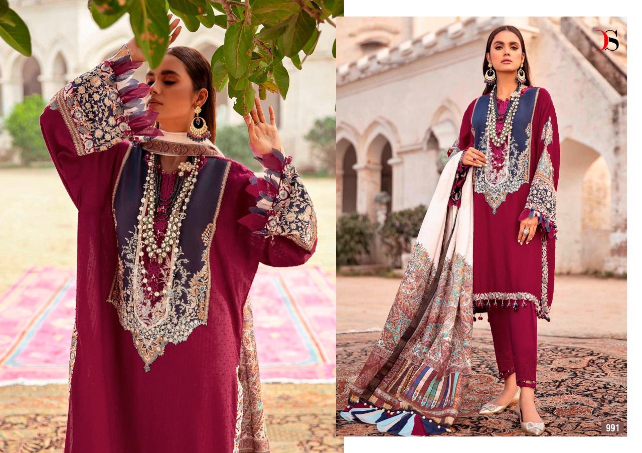 deepsy suit Sana Safinaz lawn 22 cotton authentic fabric salwar suit catalog