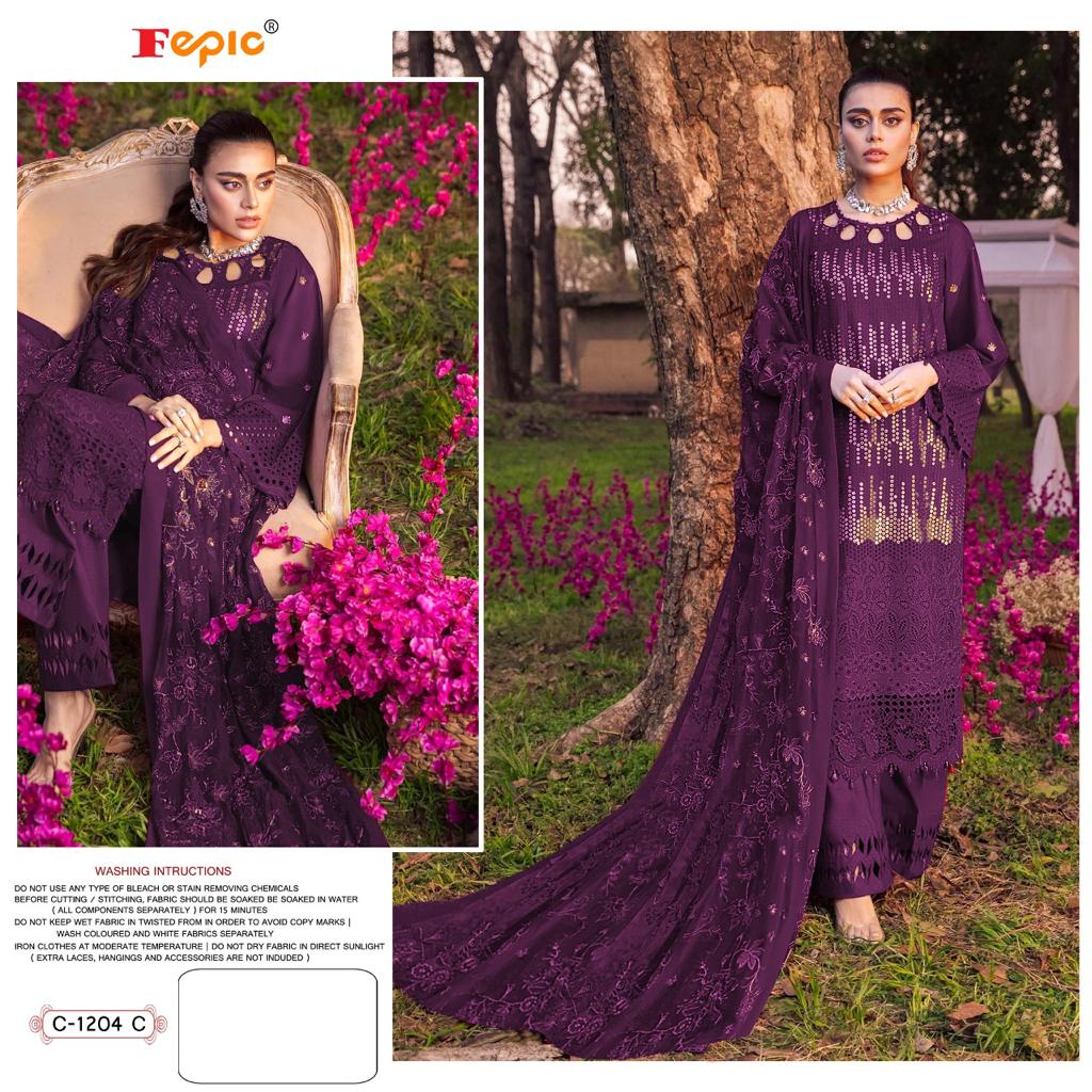 FEPIC Rosemeen  c 1204 C Salwar Kameez Georgette Singles