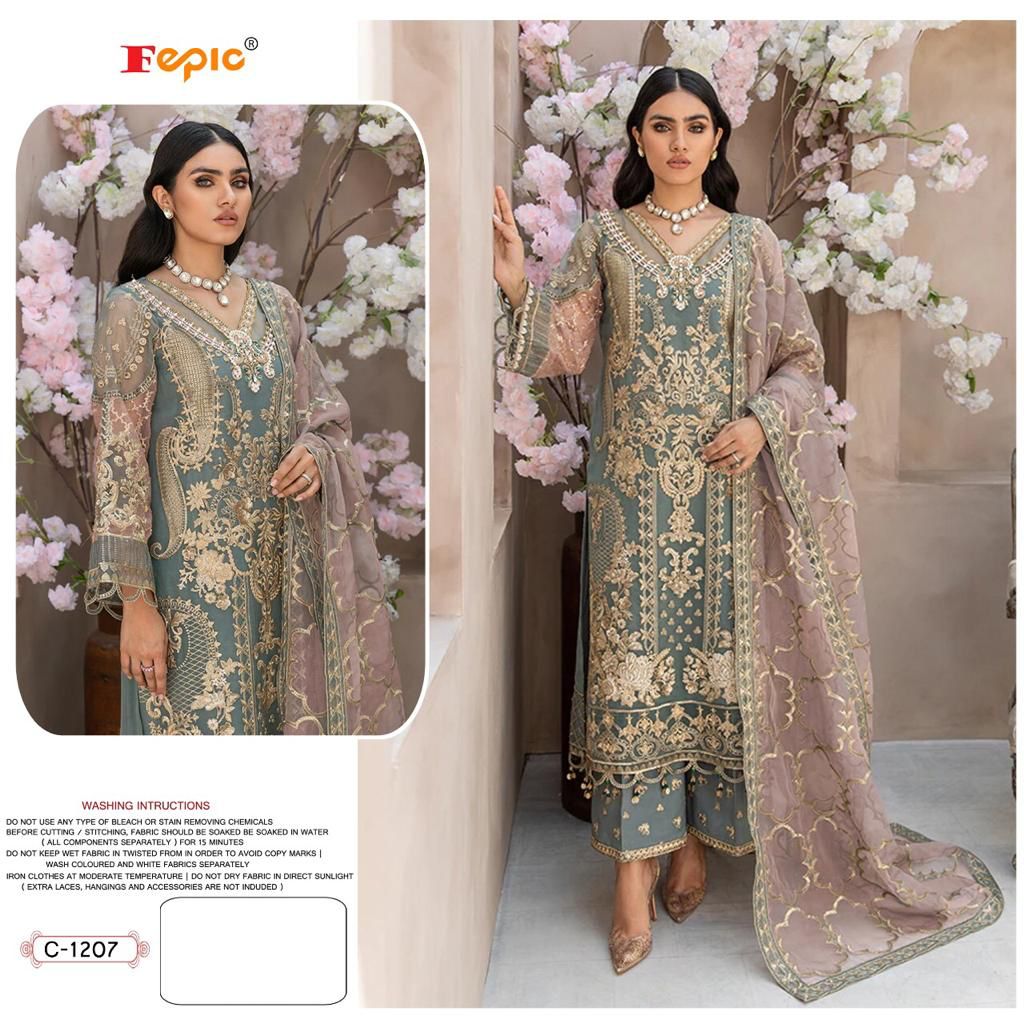 FEPIC rosemeen c-1207  Salwar Kameez Faux georgette Singles