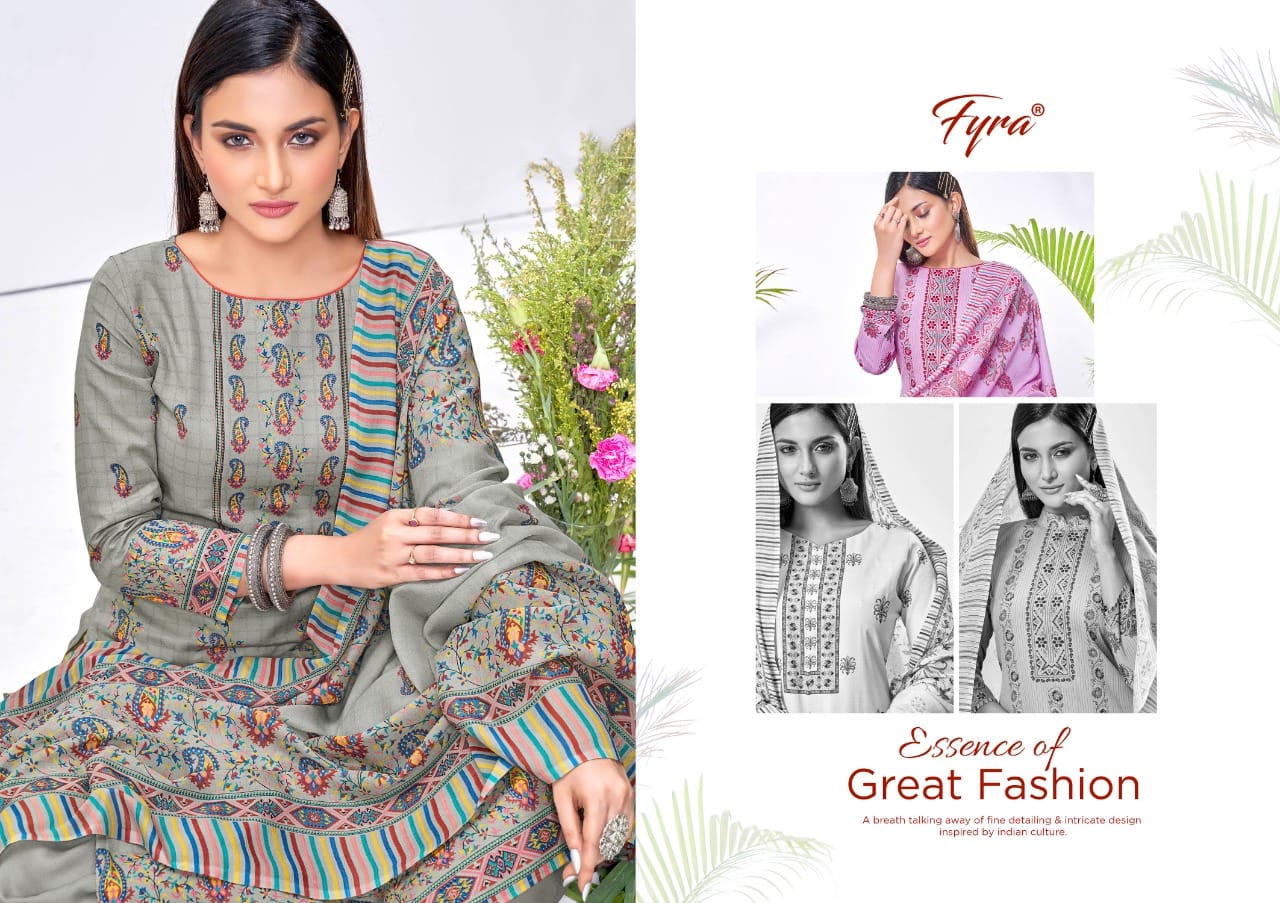 fyra alok suit good day cotton graceful print salwar suit catalog