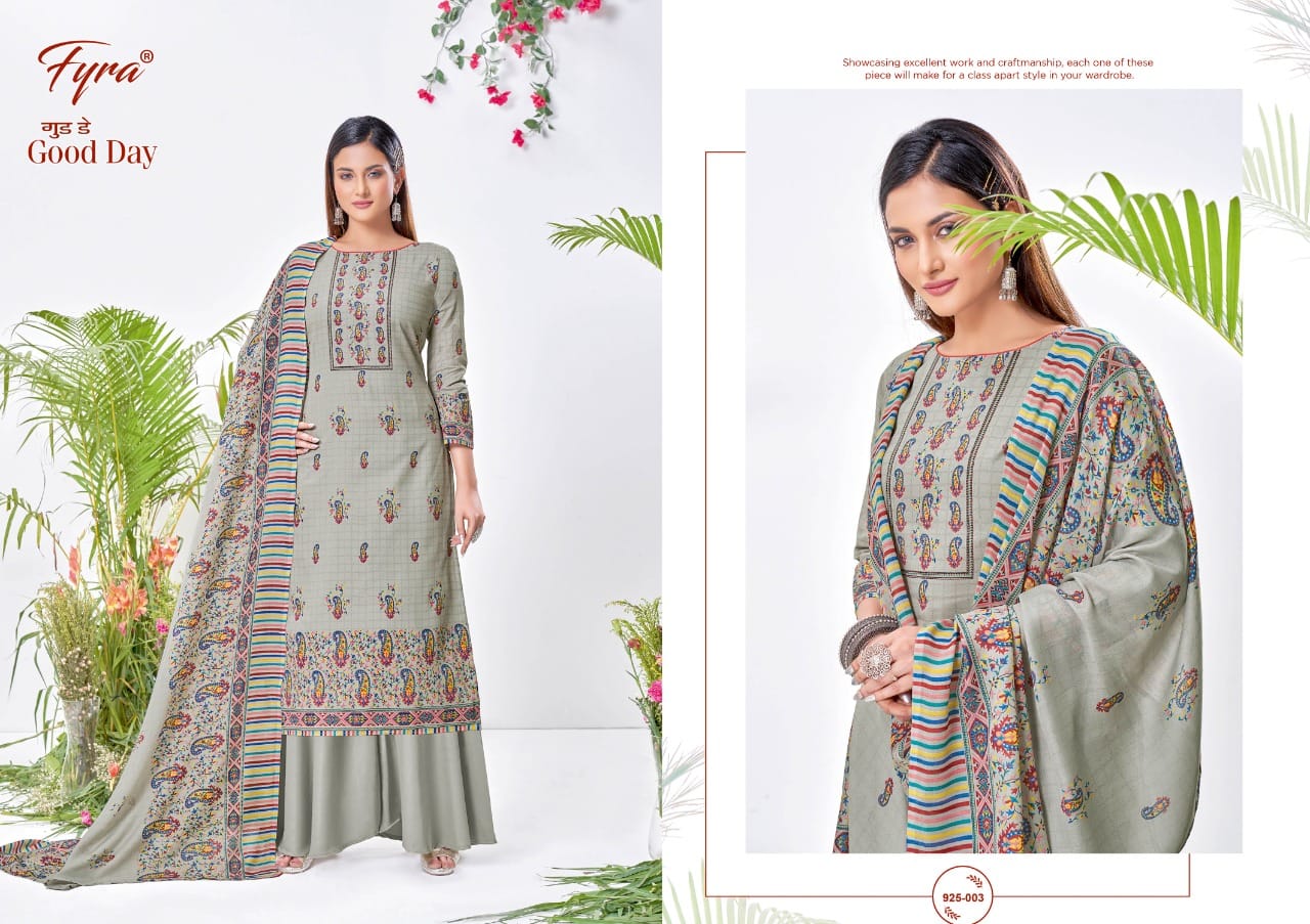 fyra alok suit good day cotton graceful print salwar suit catalog