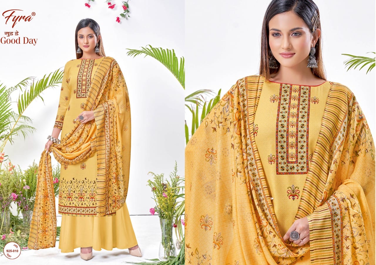 fyra alok suit good day cotton graceful print salwar suit catalog