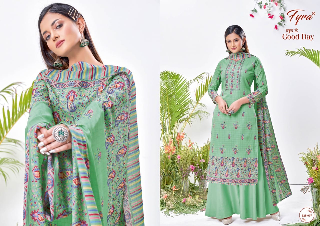 fyra alok suit good day cotton graceful print salwar suit catalog