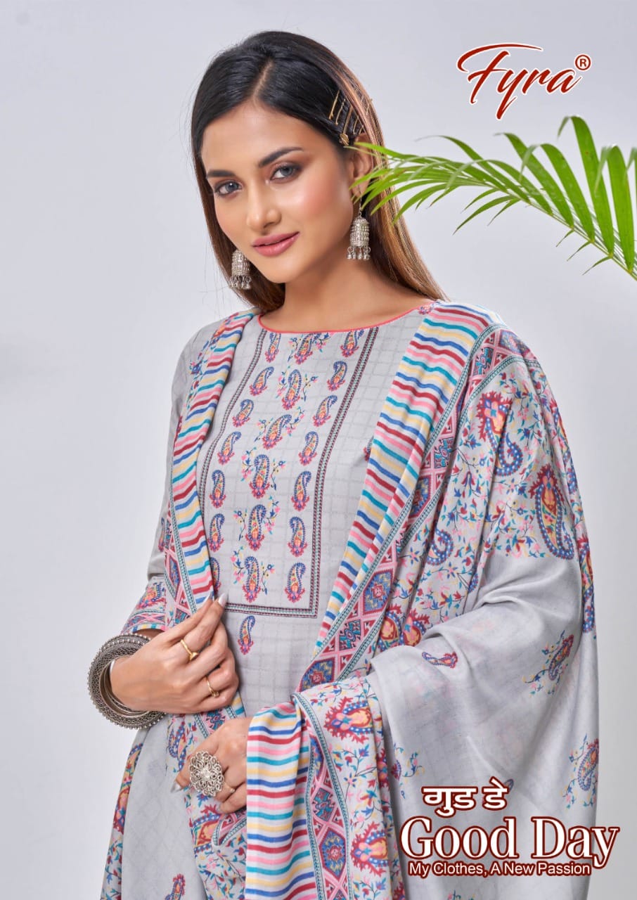 fyra alok suit good day cotton graceful print salwar suit catalog