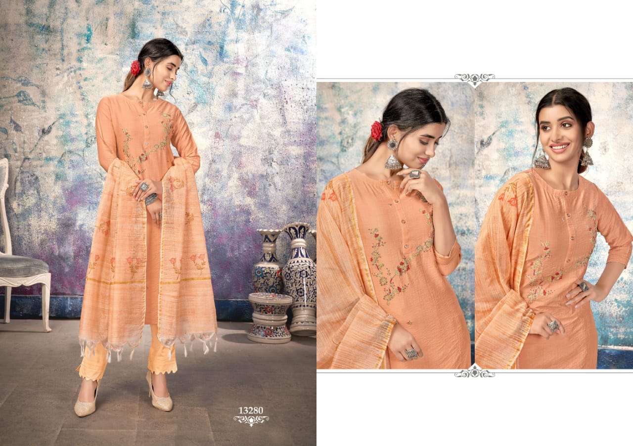 kalaroop by kajree hunter l 2000 decent hend work top bottom with dupatta catalog