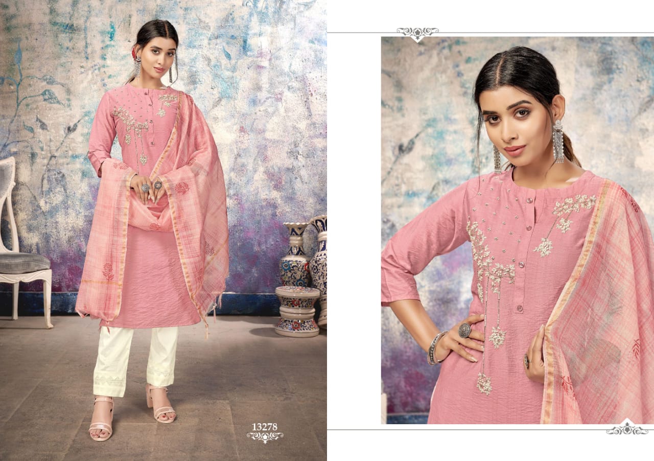 kalaroop by kajree hunter l 2000 decent hend work top bottom with dupatta catalog