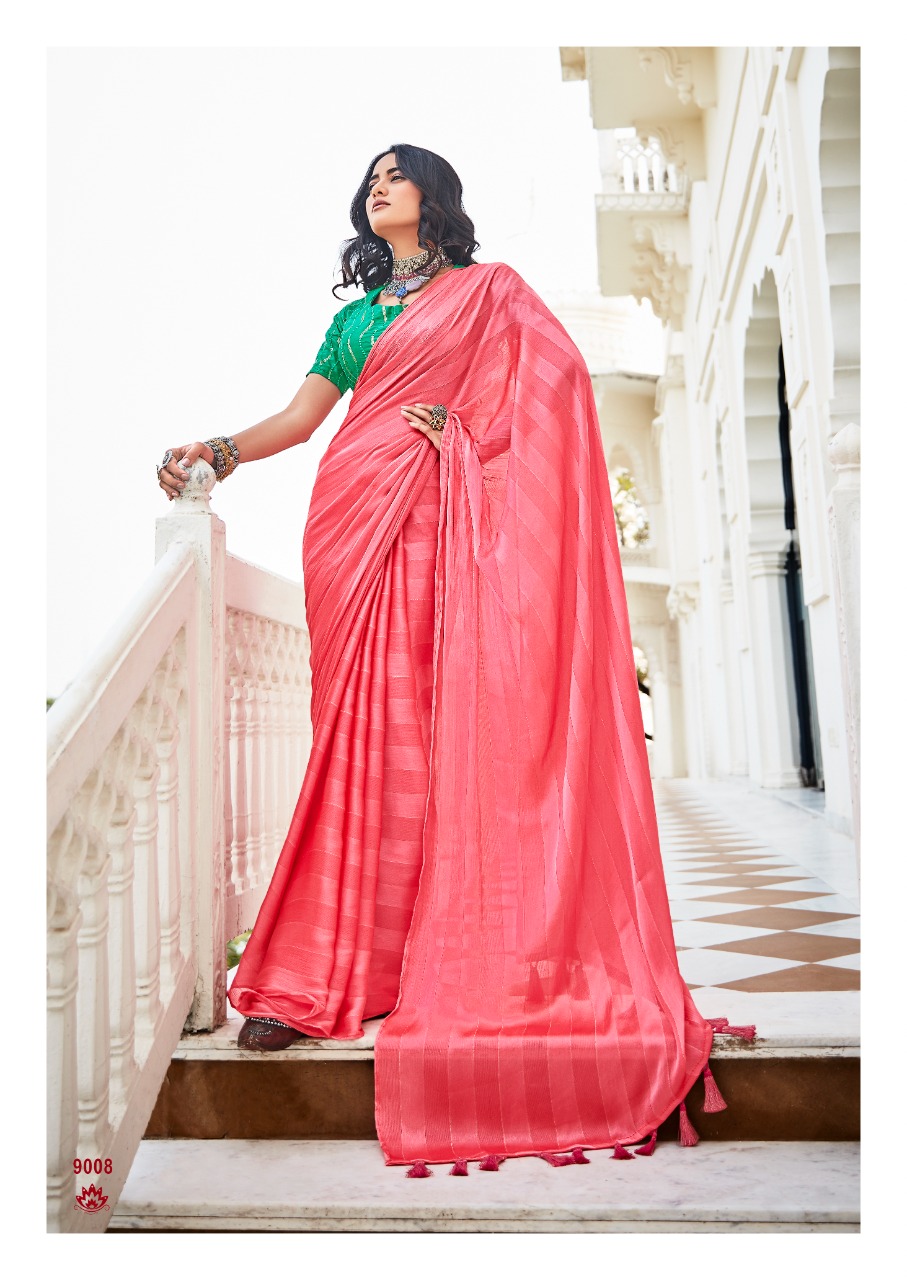 lt fashion naari rainbow jari regal look saree catalog