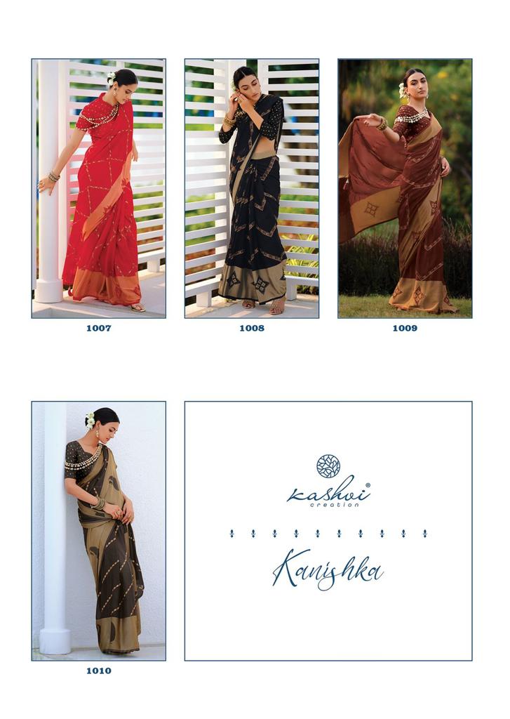 lt kashvi craeation kanishka viscose georgeous look saree catalog