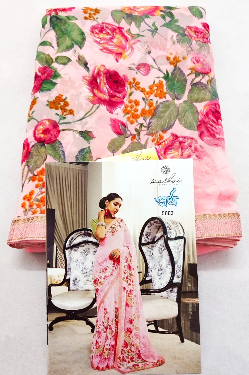 lt kashvi creation arth wightless exclusive print saree catalog