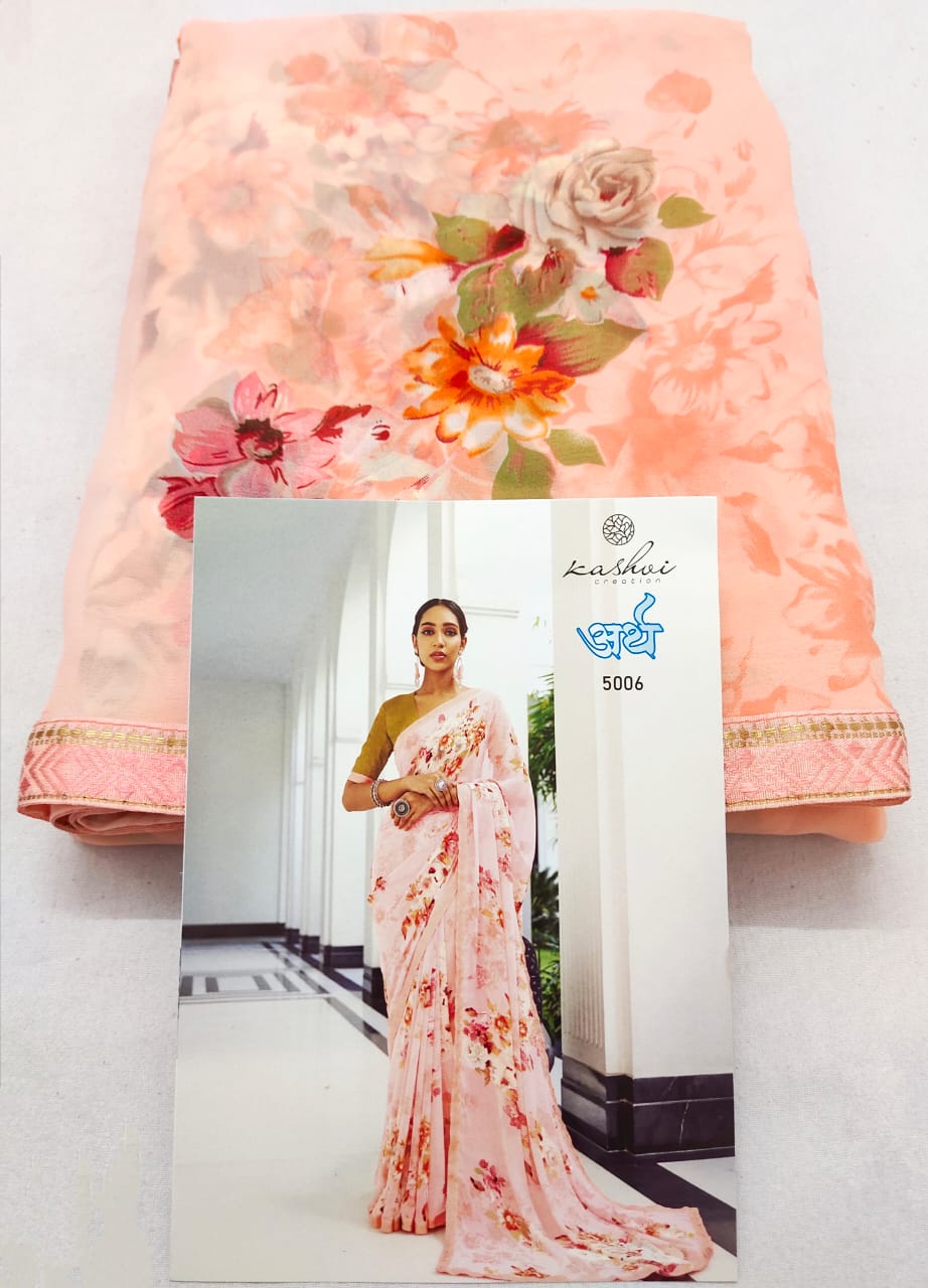 lt kashvi creation arth wightless exclusive print saree catalog