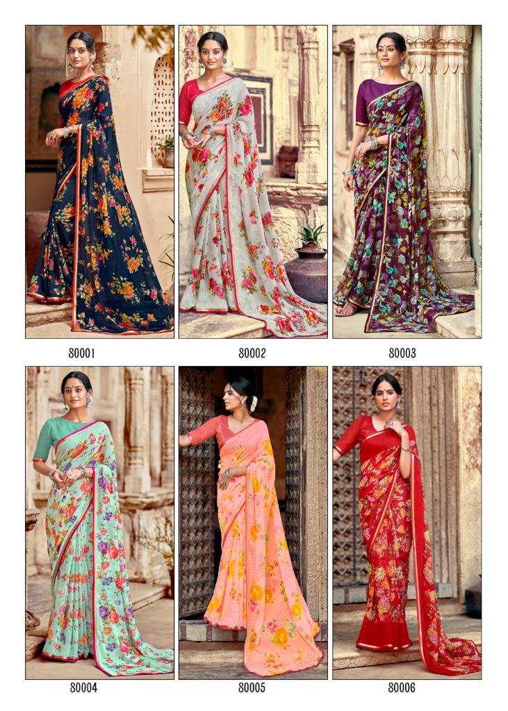 lt kashvi creation innayat vol 4 chiffon exclusive print saree catalog