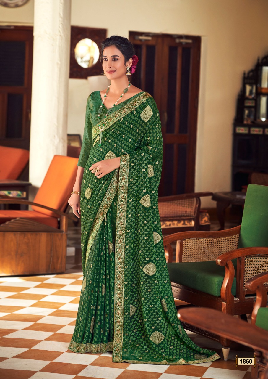 lt kashvi creation ravina chiffon astonishing saree catalog