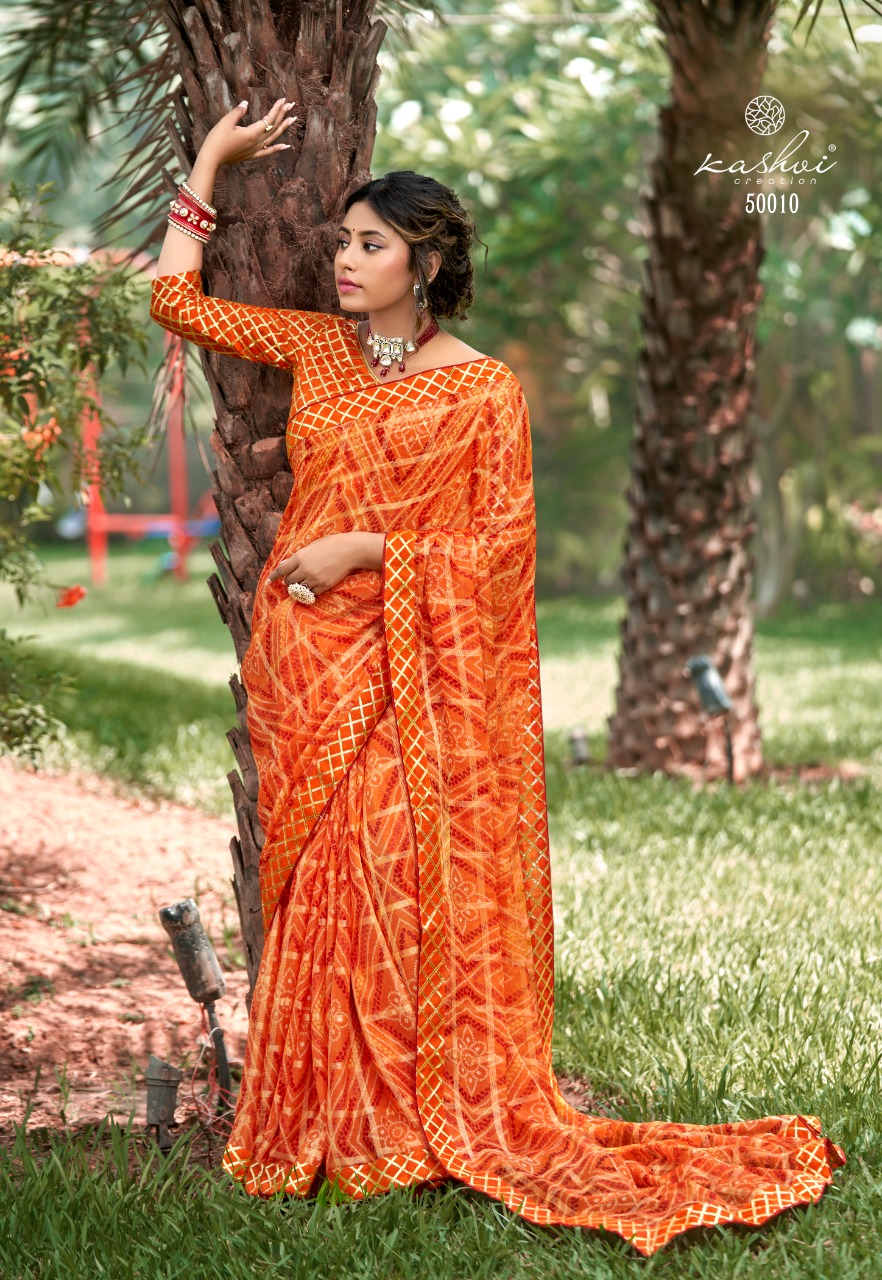 lt kashvi creation vaishanavi chiffon new and modern style saree catalog