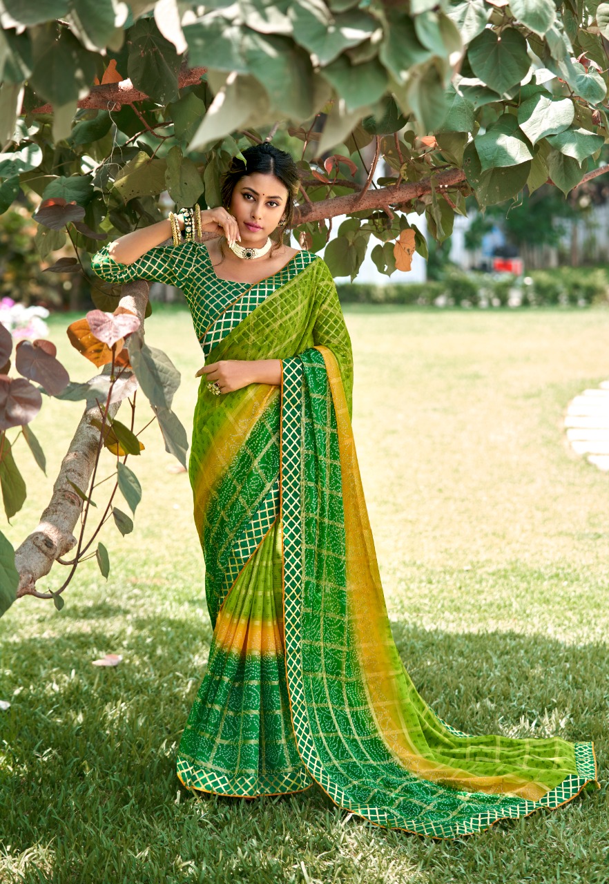 lt kashvi creation vaishanavi chiffon new and modern style saree catalog