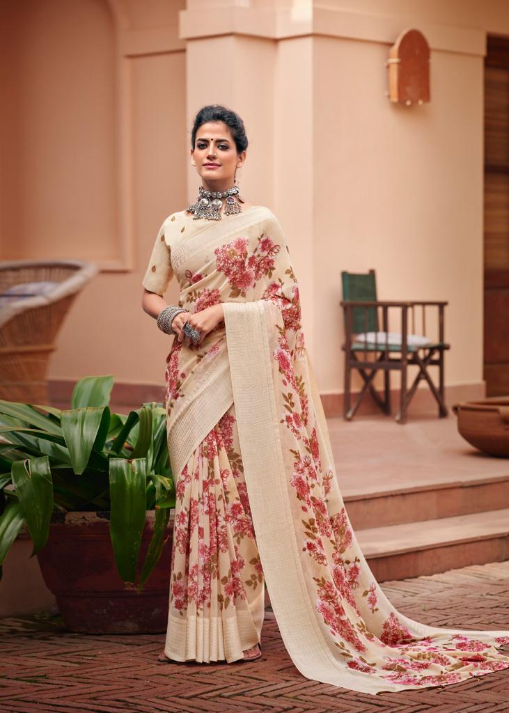 lt kashvi creation vihana georgette innovative print saree catalog