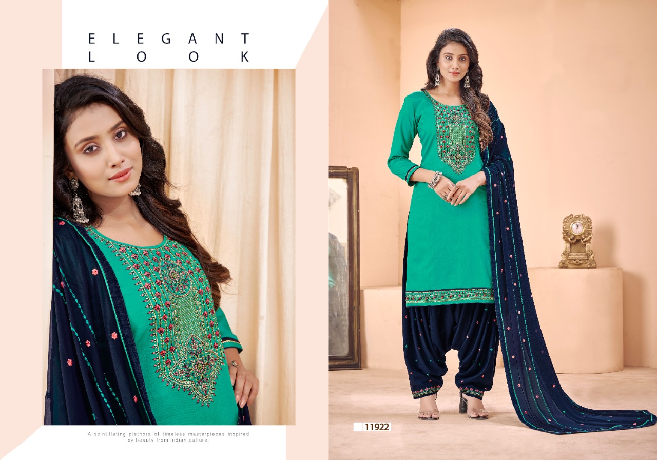 panch ratna patiyala house silk decent llok salwar suit catalog