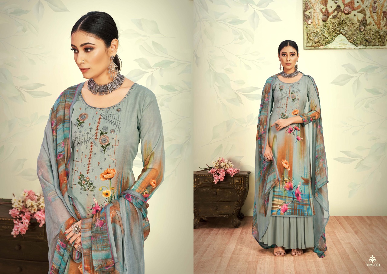 romani mareena cotton graceful look salwar suit catalog